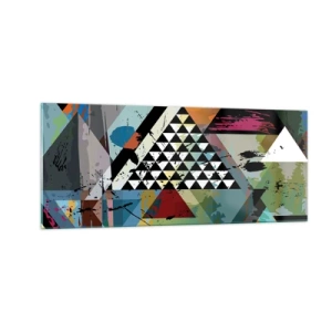 Impression sur verre - Image sur verre - Comme c'est facile - 100x40 cm