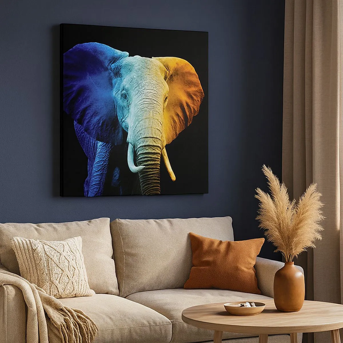 Impression sur toile - Image sur toile - Excentrique, pas bizarre - 30x30 cm