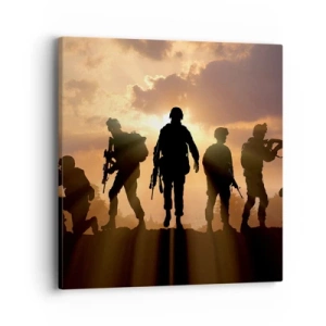 Impression sur toile - Image sur toile - Brothers in arms - 40x40 cm