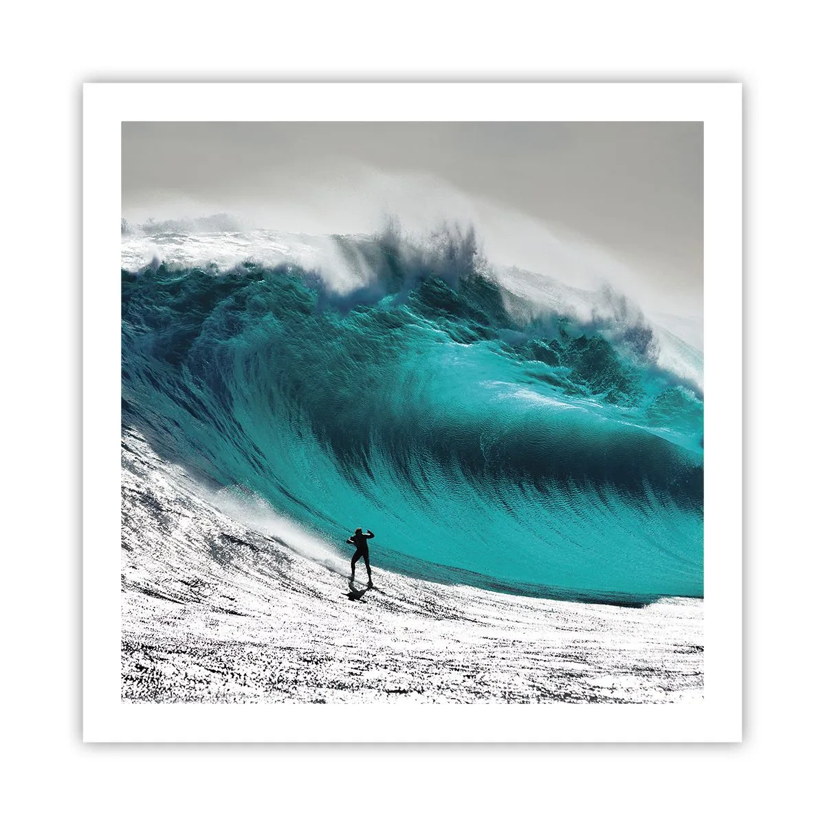 Affiche - Poster - Challenge accepté - 60x60 cm