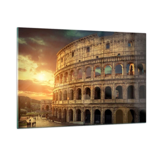 Impression sur verre - Image sur verre - Une impression colossale - 120x80cm - Une impression colossale - Décoration murale moderne pour le salon et la chambre ARTTOR