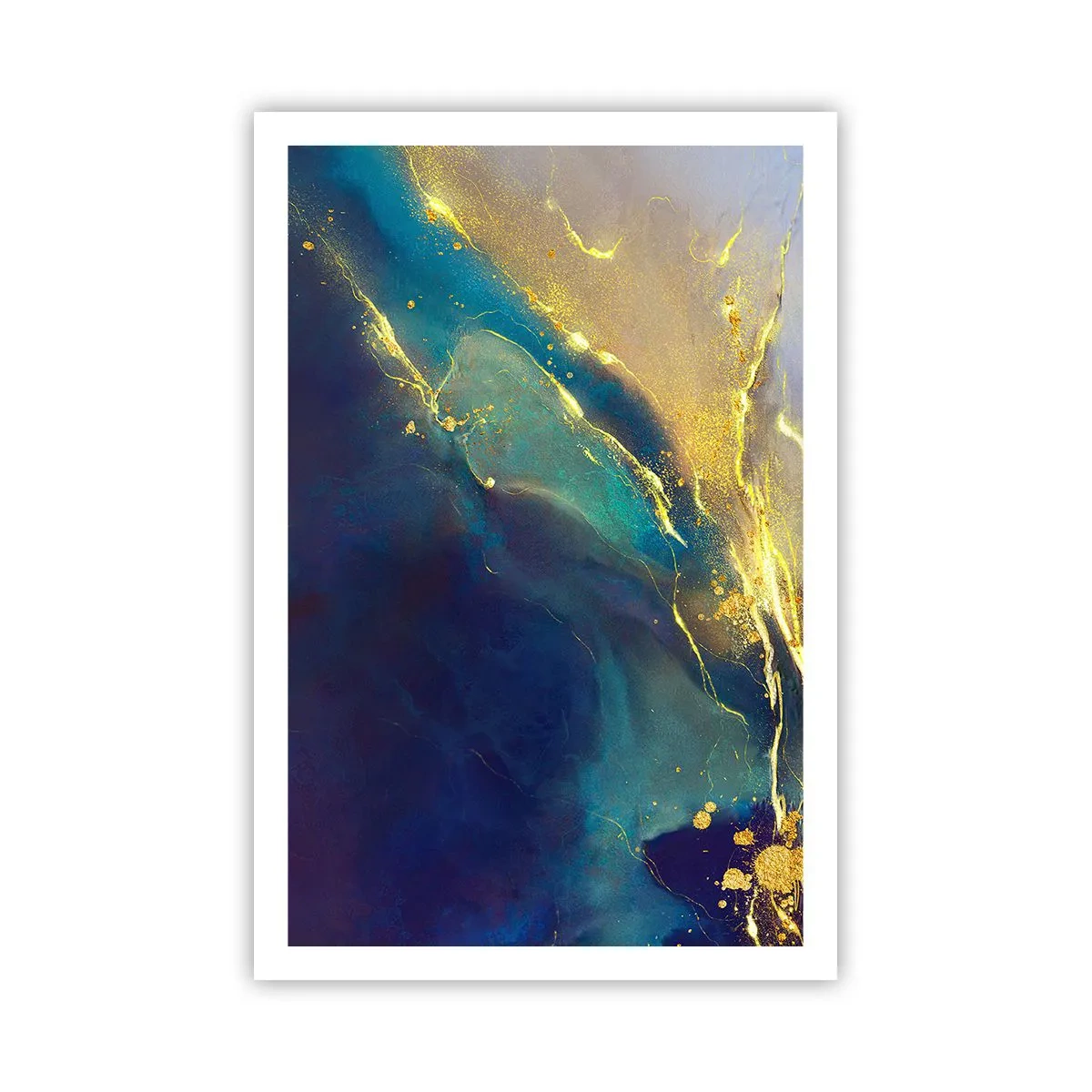 Affiche - Poster - Coulée d'or - 61x91 cm