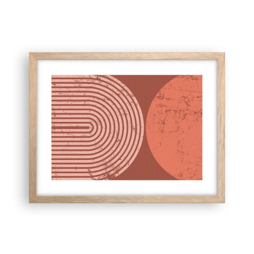 Affiche dans un chêne clair - Poster - Une relation proche - 40x30 cm