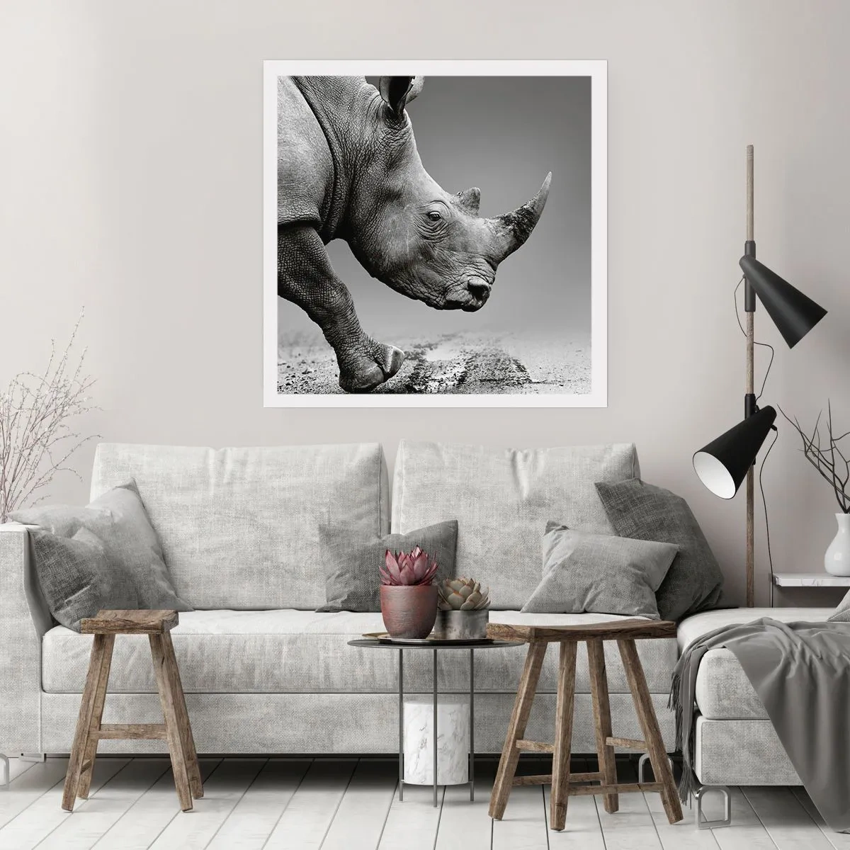 Affiche - Poster - Force inarrêtable - 40x40 cm