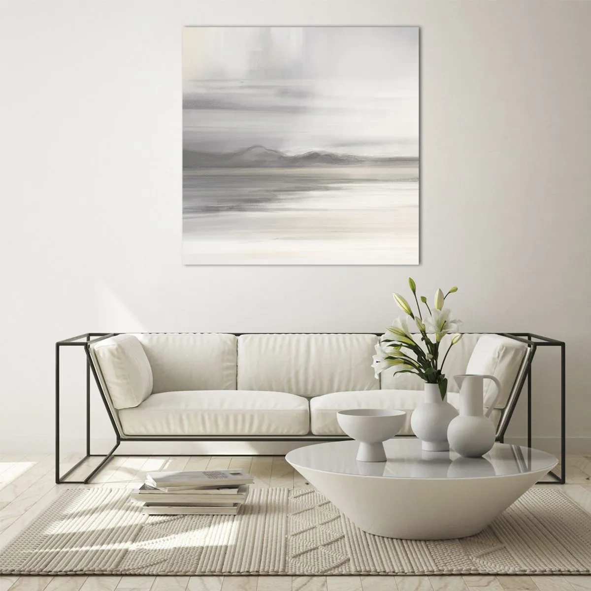 Impression sur verre - Image sur verre - Distance réfléchie - 70x70 cm