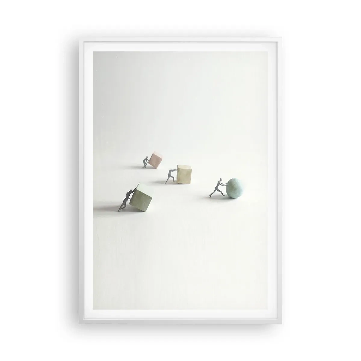 Affiche dans un cadre blanc - Poster - Rien que la vie - 70x100 cm