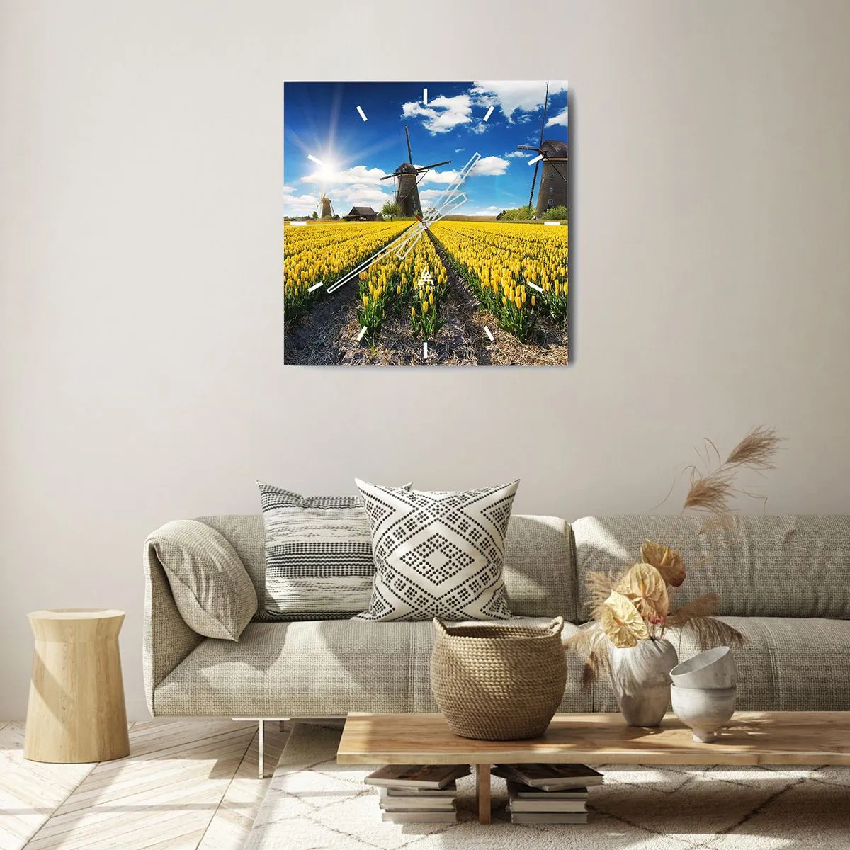 Horloge murale - Pendule murale - Ça ne pourrait pas être plus hollandais - 40x40 cm