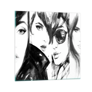 Impression sur verre - Image sur verre - La beauté multipliée - 30x30 cm