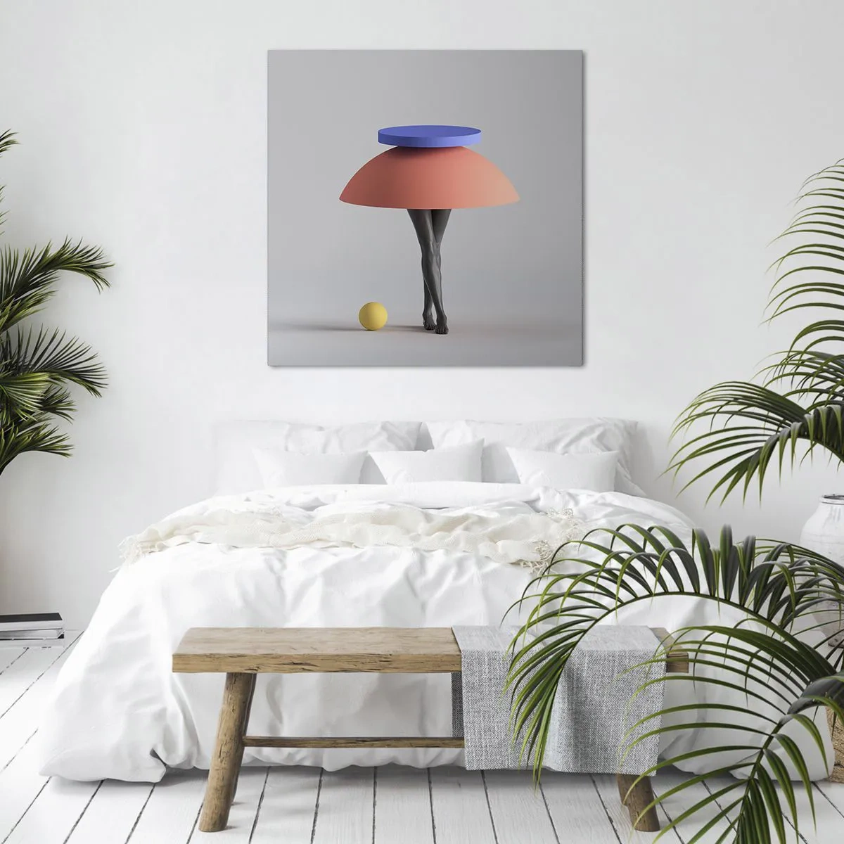 Impression sur toile - Image sur toile - Composition surréaliste - 40x40 cm