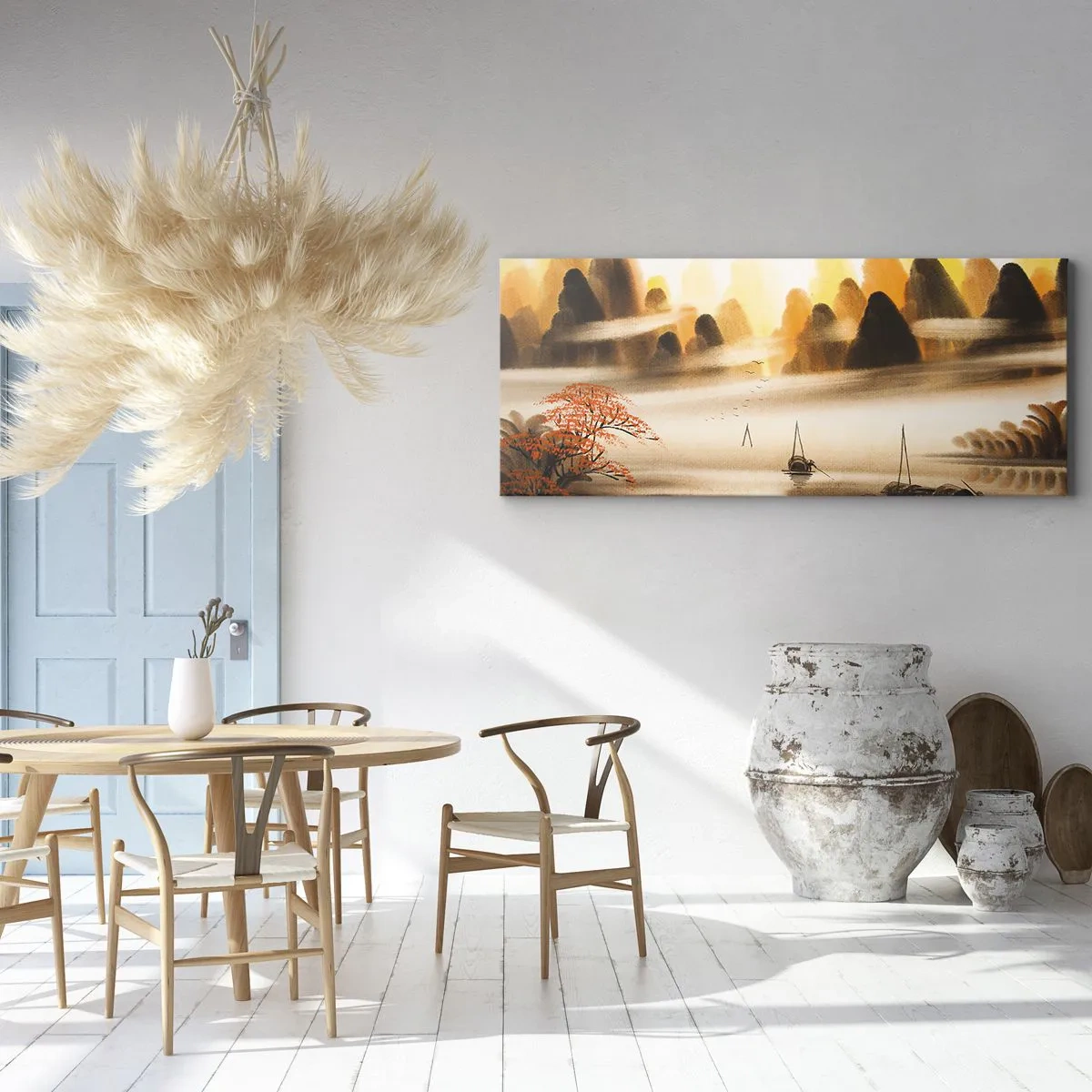 Impression sur toile - Image sur toile - Plus loin que l'Extrême-Orient - 100x40 cm