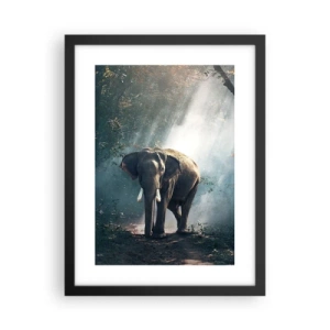 Affiche dans un cadre noir - Poster - Une balade tranquille - 30x40 cm