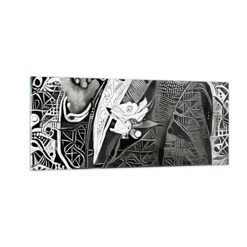 Impression sur verre - Image sur verre - Seulement en apparence un homme froid - 100x40 cm