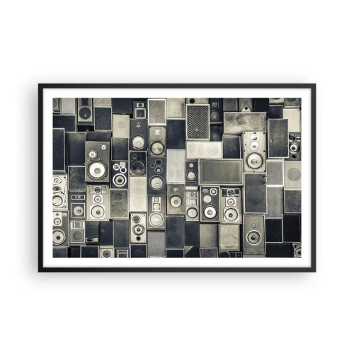 Affiche dans un cadre noir - Poster - Tout va bien - 91x61 cm