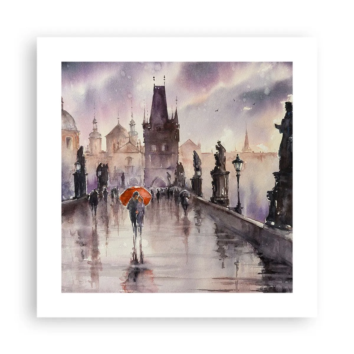 Affiche - Poster - Les gens ne changent pas - 40x40 cm