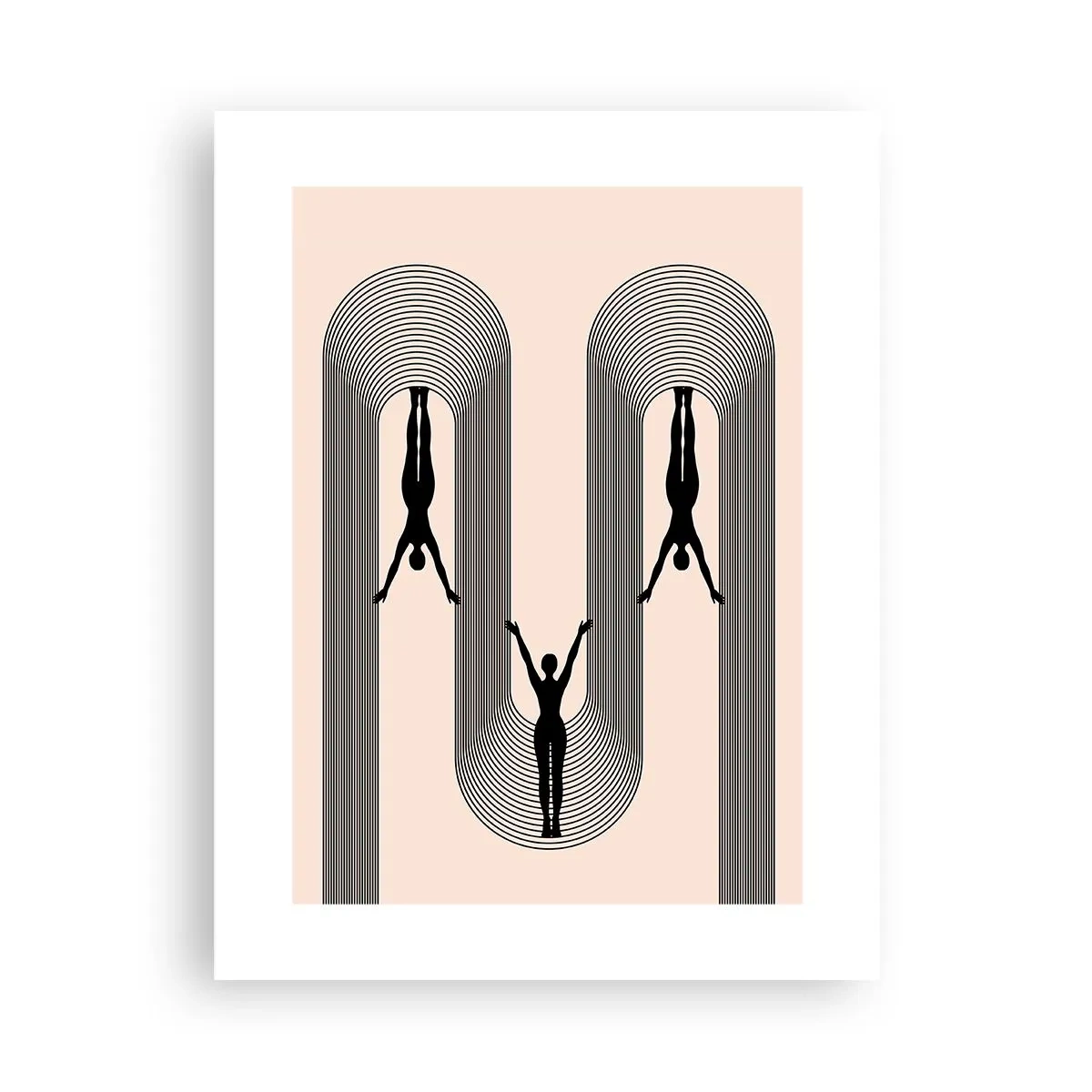 Affiche - Poster - Les jambes en l’air - 30x40 cm