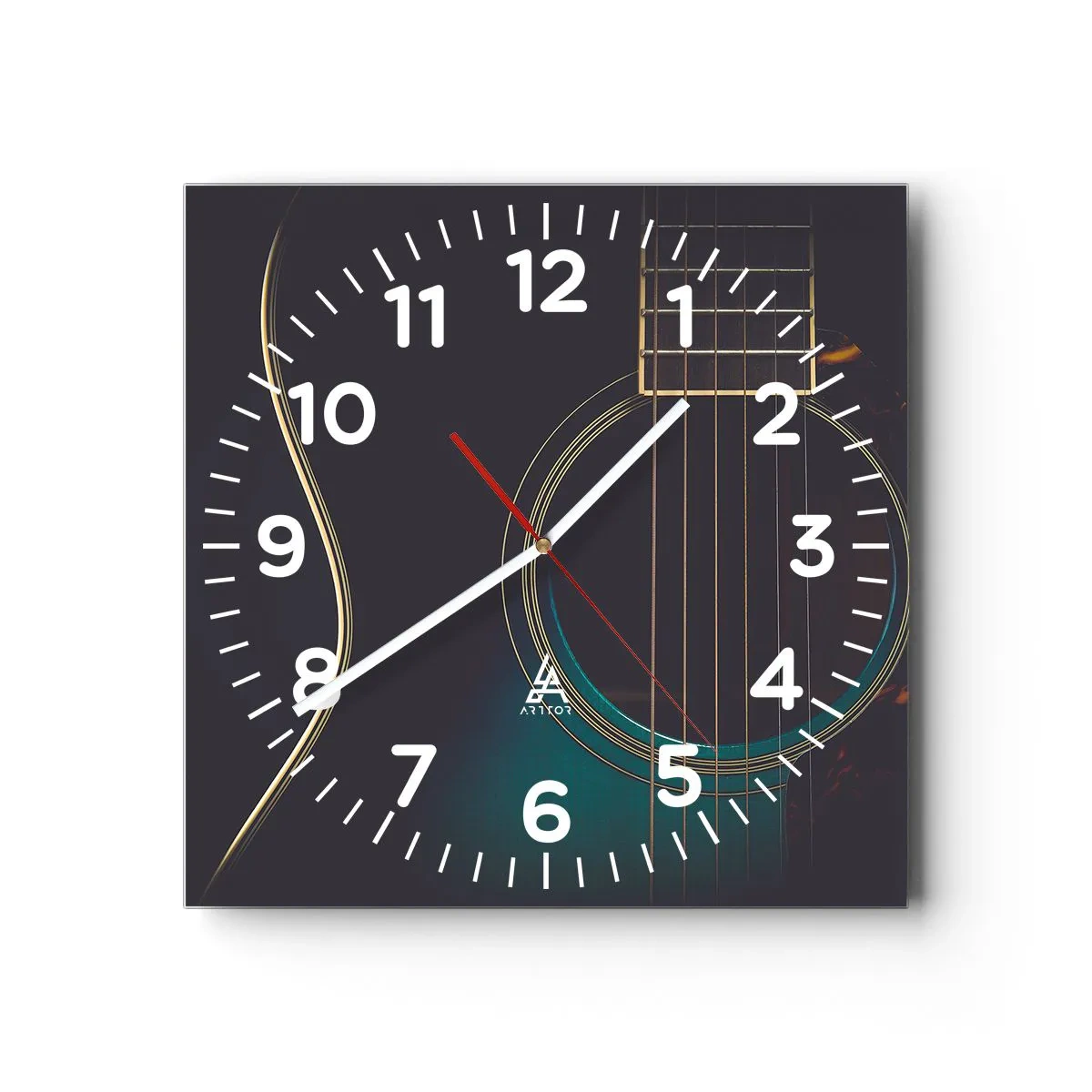 Horloge murale - Pendule murale - Le calme avant la tempête - 30x30 cm