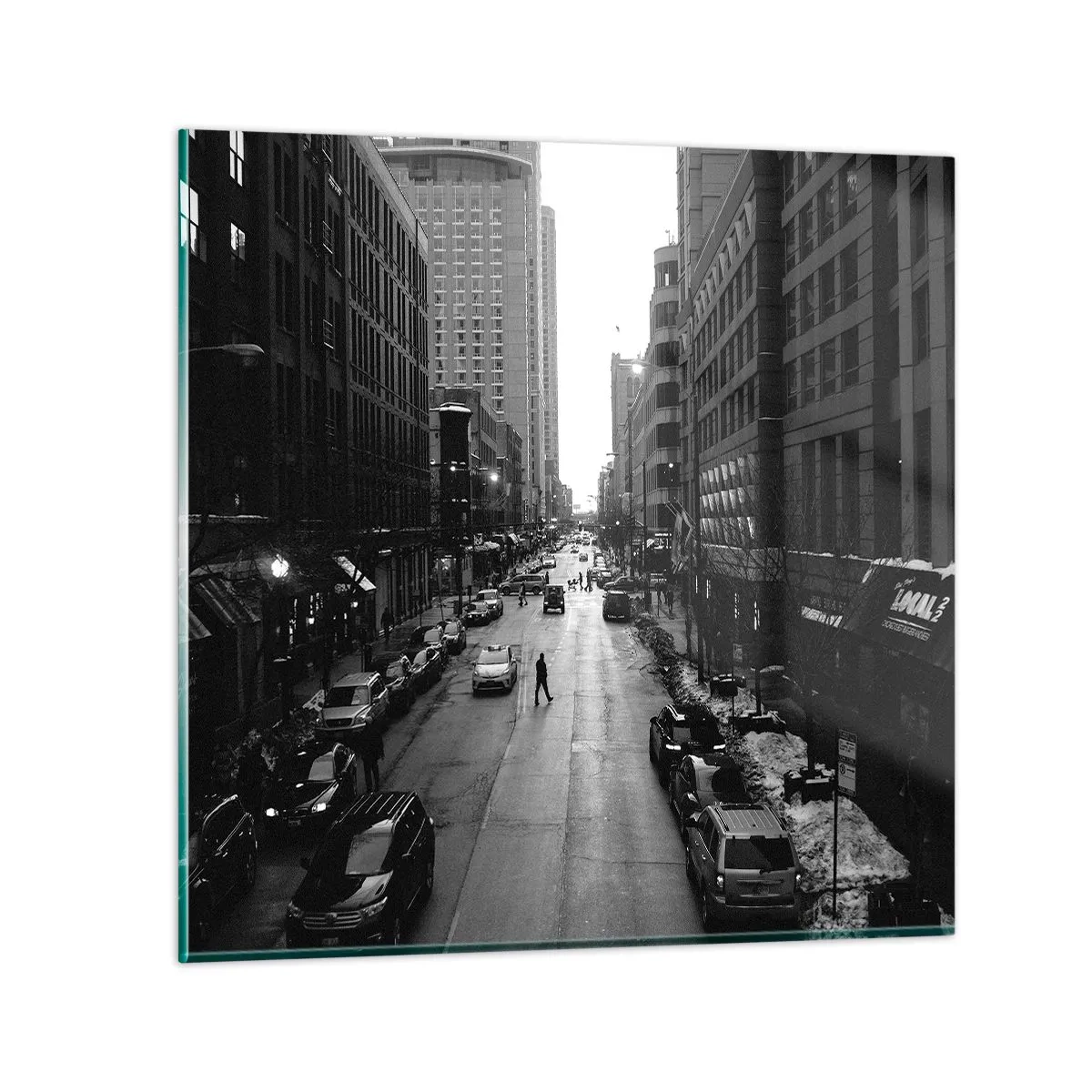 Impression sur verre - Image sur verre - Un autre jour comme tous les autres jours - 70x70 cm