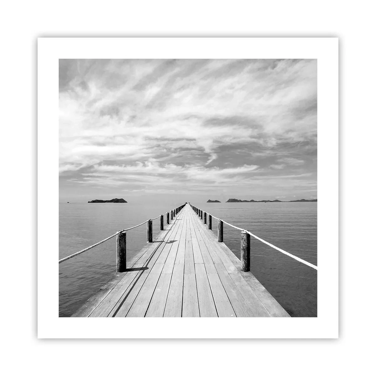 Affiche - Poster - Et peut-être un voyage... - 50x50 cm