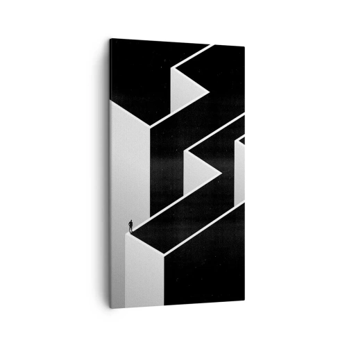 Impression sur toile - Image sur toile - La solitude au sommet - 45x80 cm