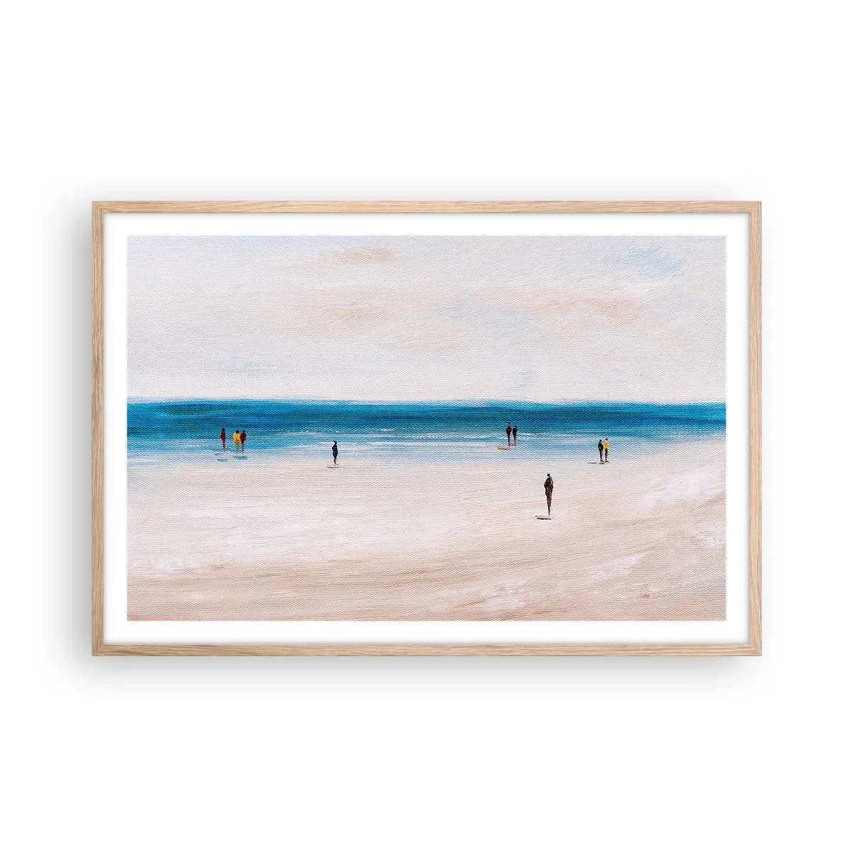 Affiche dans un chêne clair - Poster - Un besoin naturel - 91x61 cm