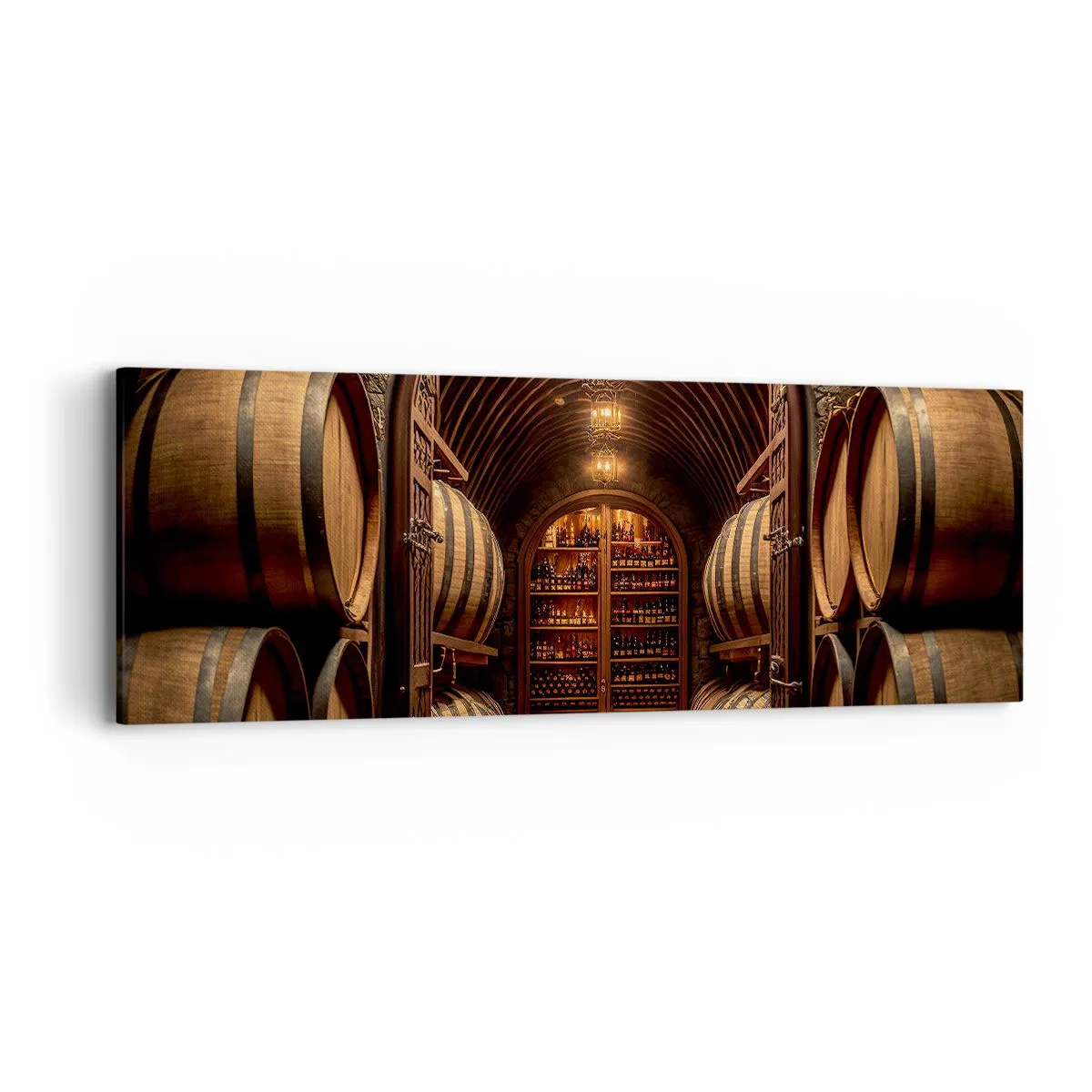 Impression sur toile - Image sur toile - Cave climatisée - 90x30 cm