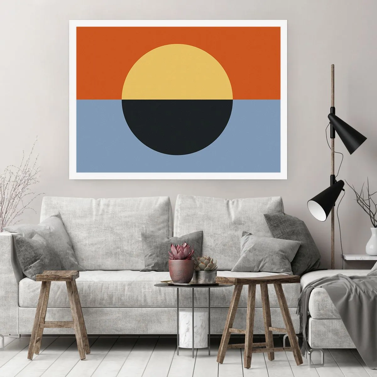 Affiche - Poster - Composition de chaleur et de fraîcheur - 40x30 cm