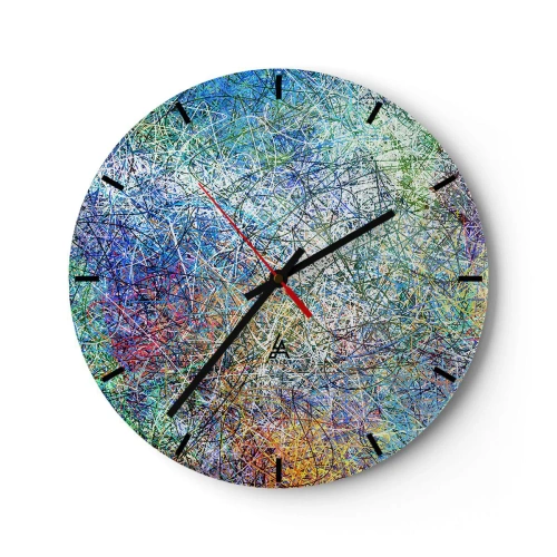 Horloge murale - Pendule murale - Ce n'est pas si simple - 40x40 cm