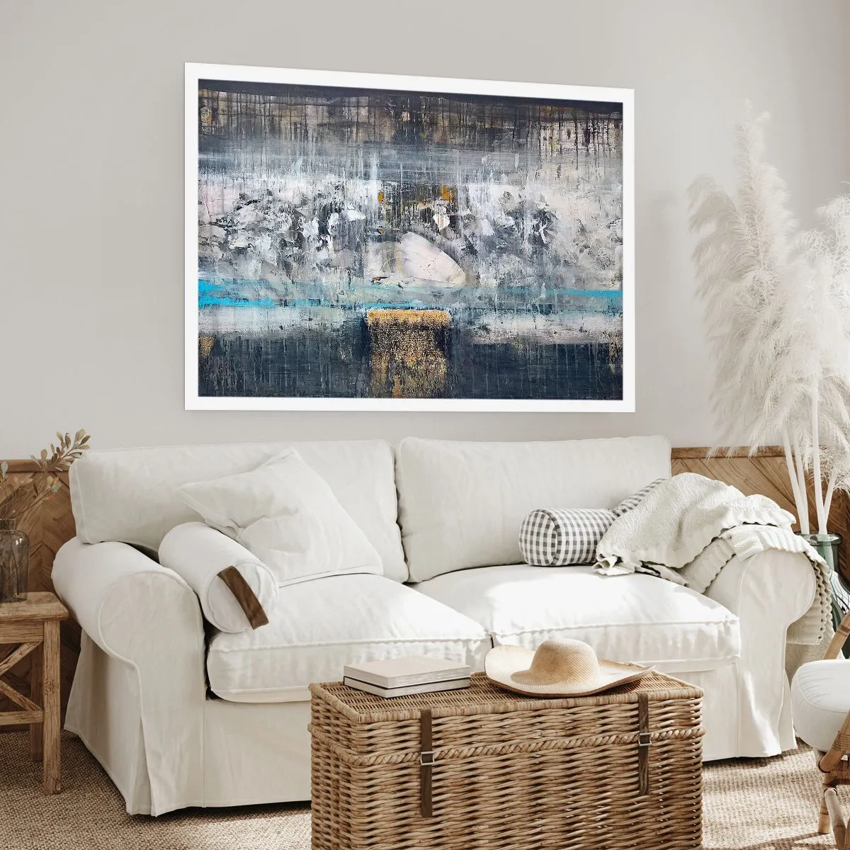 Affiche - Poster - Comme sur la glace, comme après décembre - 70x50 cm