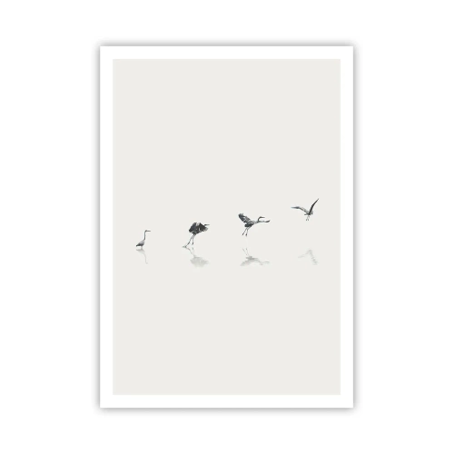 Affiche - Poster - Quatre étapes simples - 70x100 cm