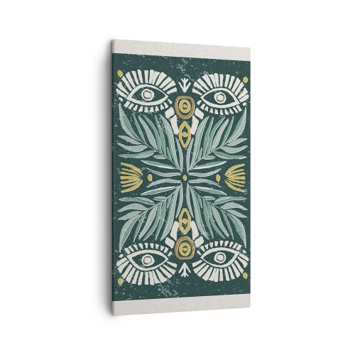 Impression sur toile - Image sur toile - Comme une découpe folklorique - 45x80 cm