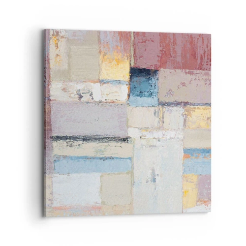 Impression sur toile - Image sur toile - Le calme de la géométrie - 70x70 cm