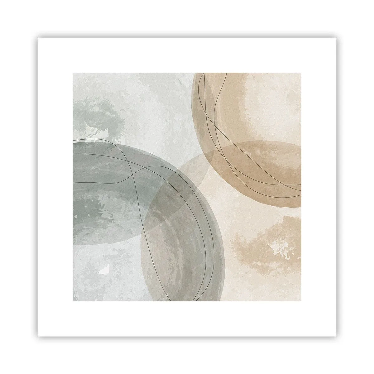 Affiche - Poster - Mondes pénétrants - 30x30 cm