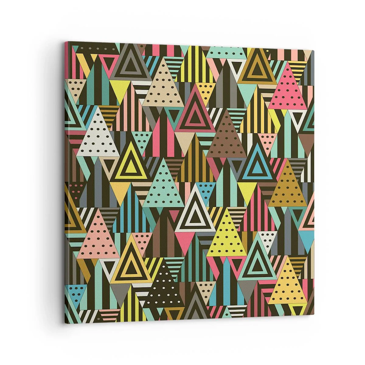 Impression sur toile - Image sur toile - En rythme de trois - 60x60 cm