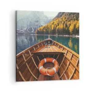 Impression sur toile - Image sur toile - Escapade en montagne - 60x60 cm