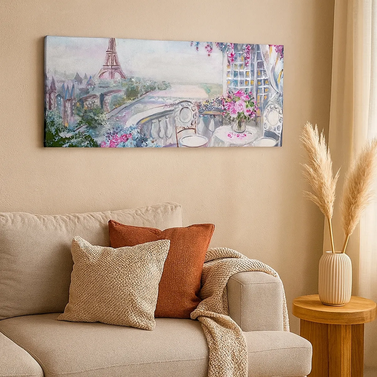 Impression sur toile - Image sur toile - C'est le plus beau ici en mai - 30x30 cm