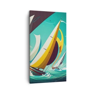 Impression sur toile - Image sur toile - Bonne chance avec les éléments - 45x80 cm