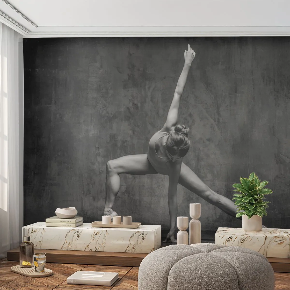 Papier Peint Photo Standard Eco - Balance idéale - Gymnastique, Ballet, Danse - 200x140 cm