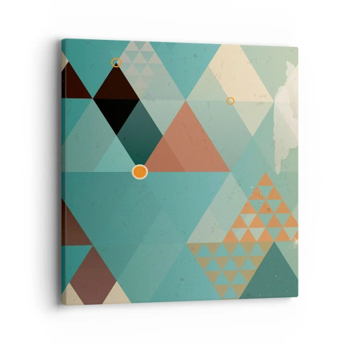 Impression sur toile - Image sur toile - Unité de la multiplicité, multiplicité de l'unité - 40x40 cm