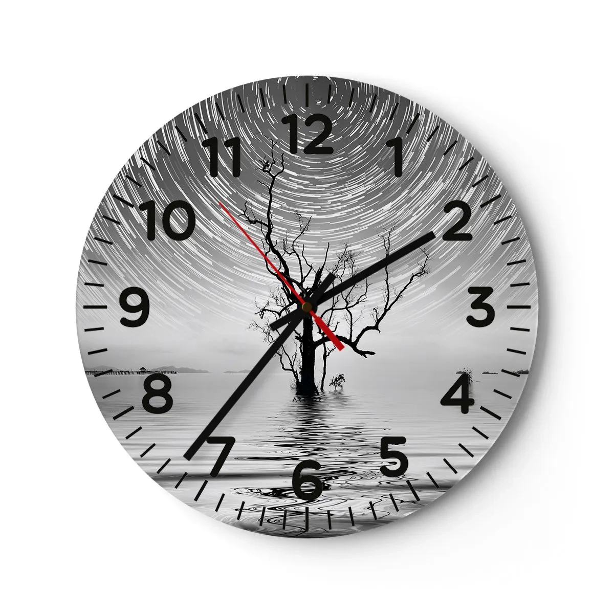 Horloge murale - Pendule murale - La symphonie de la nature - 40x40 cm