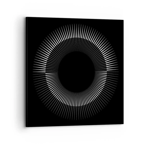 Impression sur toile - Image sur toile - Soleil noir - 70x70 cm