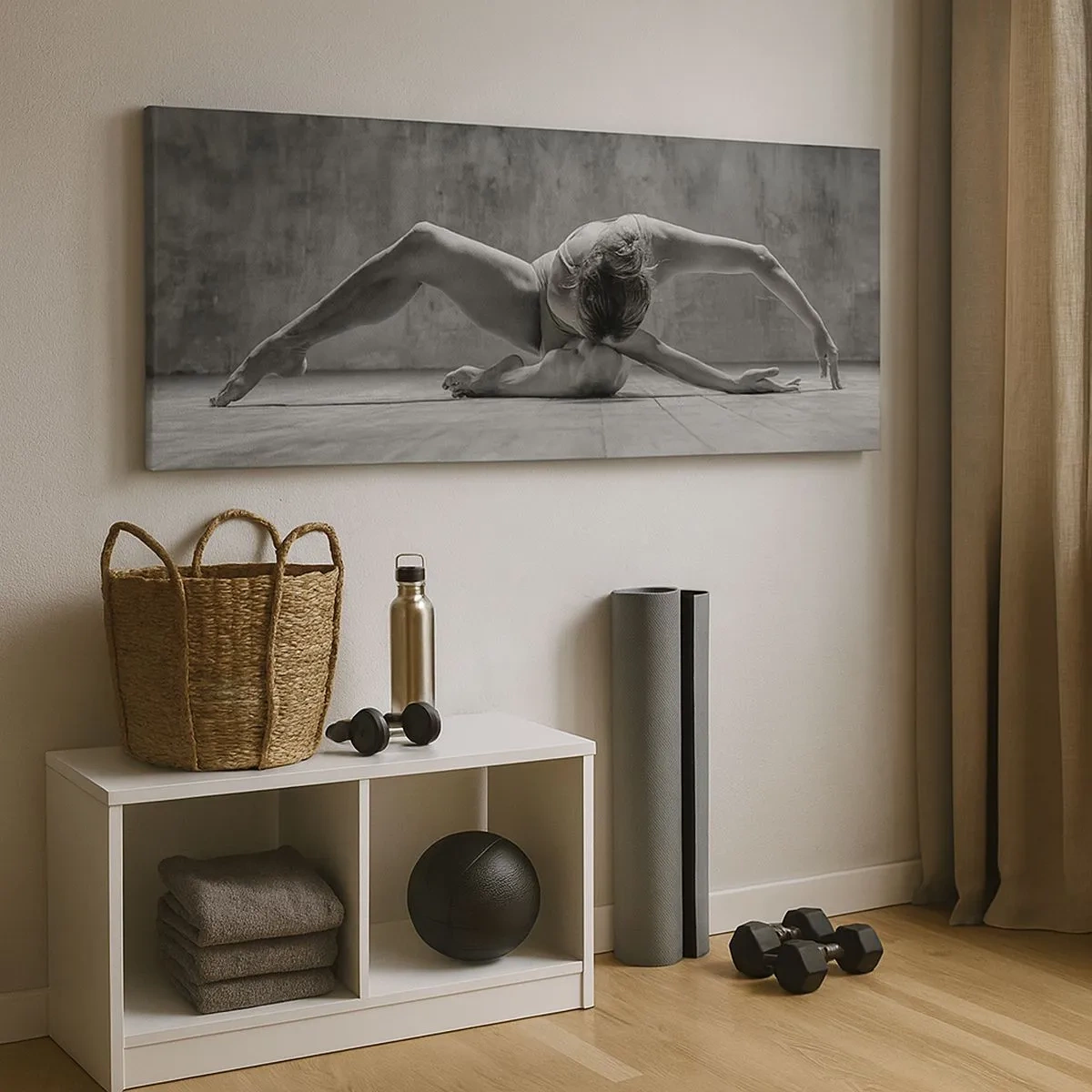 Impression sur toile - Image sur toile - Symétrie trouvée - 100x40 cm