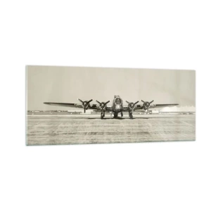 Impression sur verre - Image sur verre - Toujours prêt! - 100x40 cm