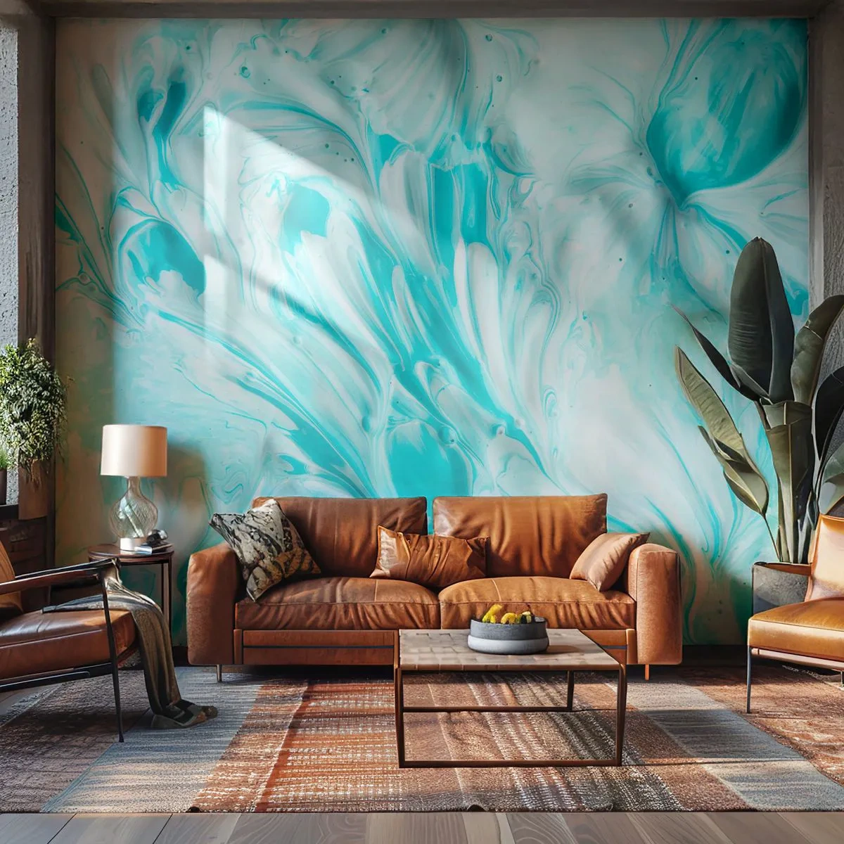 Papier Peint Photo Premium Canvas - Ensemble pour toujours - Abstraction, Morceau, Bohème - 500x350 cm