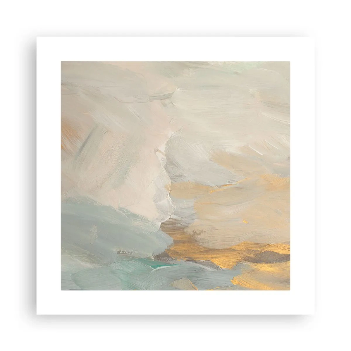 Affiche - Poster - Abstraction – le pays de la douceur - 40x40 cm