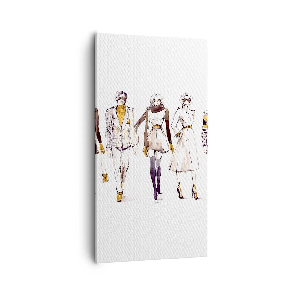 Impression sur toile - Image sur toile - Chic décontracté, élégance décontractée - 55x100 cm