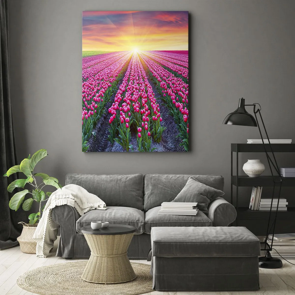 Impression sur toile - Image sur toile - Ferme de la beauté - 65x120 cm