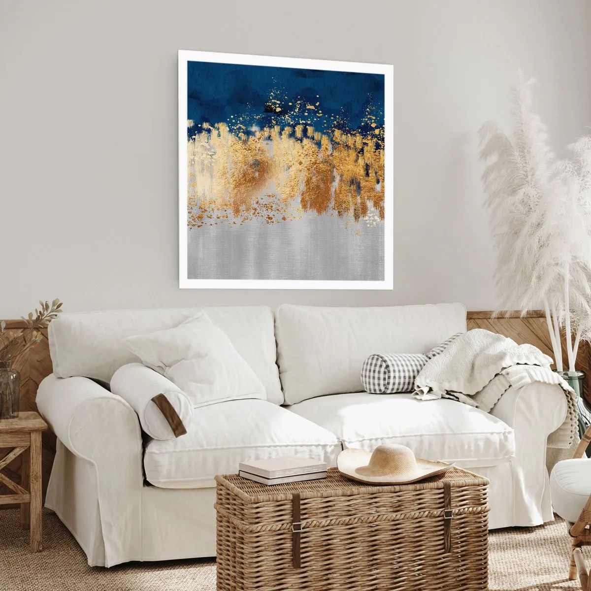 Affiche - Poster - Une composition moderne et pétillante - 50x50 cm