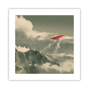 Affiche - Poster - Pionnier intrépide - 40x40 cm