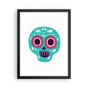 Affiche dans un cadre noir - Poster - La vie – du plaisir jusqu'à la mort - 30x40 cm