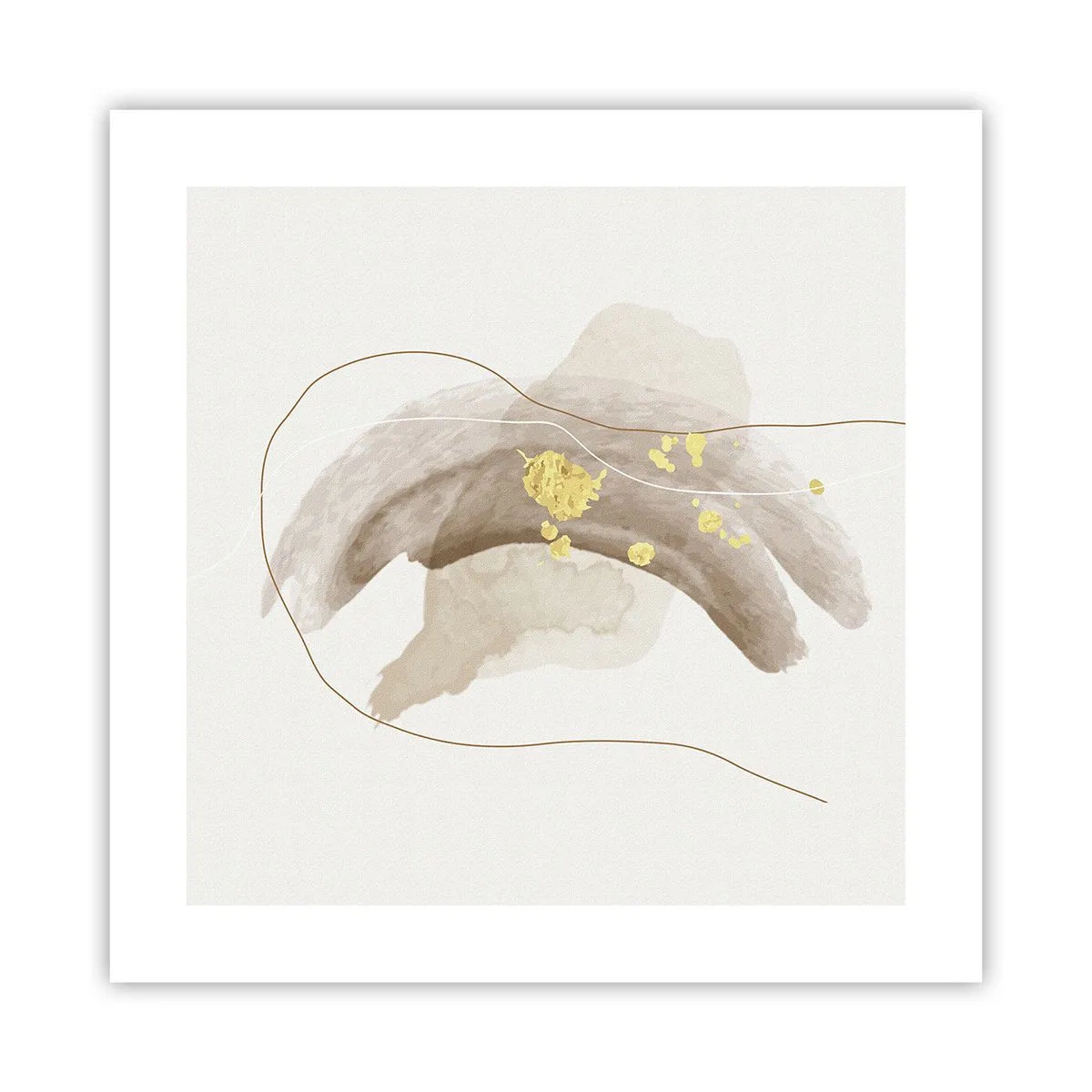 Affiche - Poster - rencontré dans l'espace - 40x40 cm